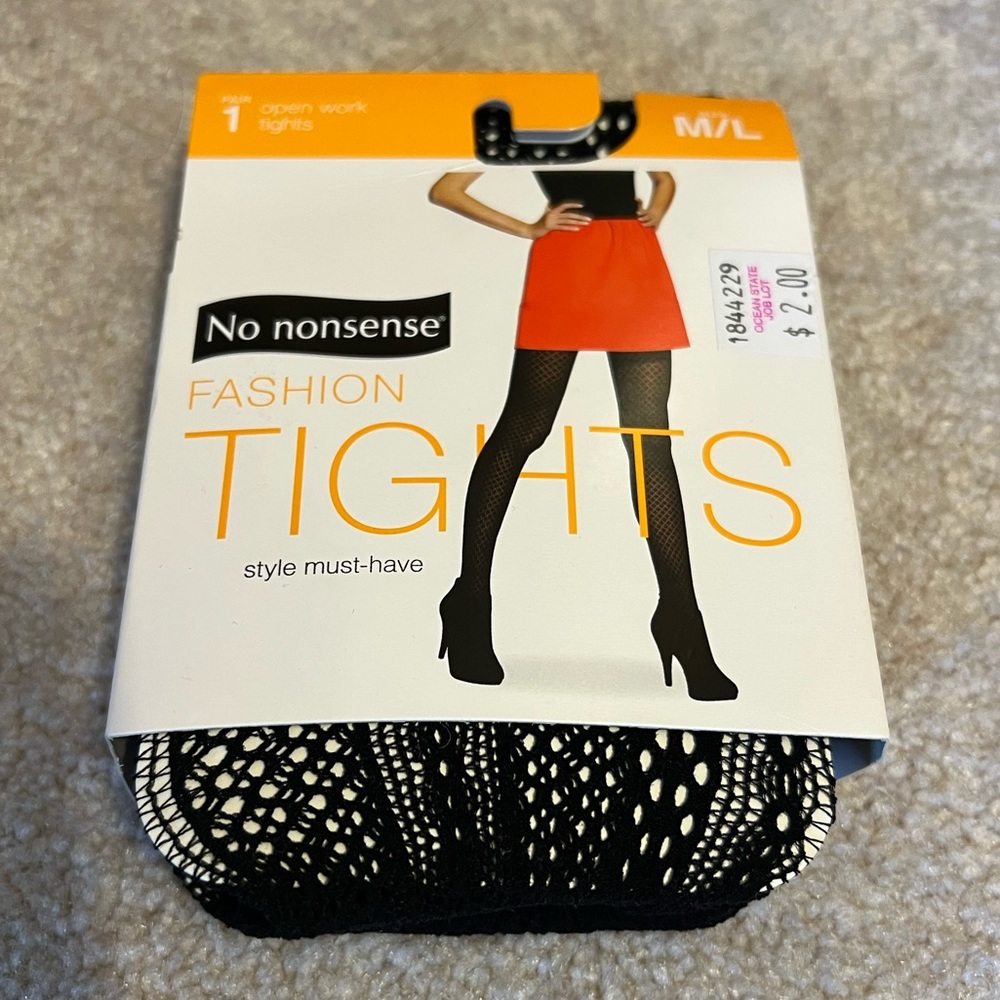 Black fashion tights